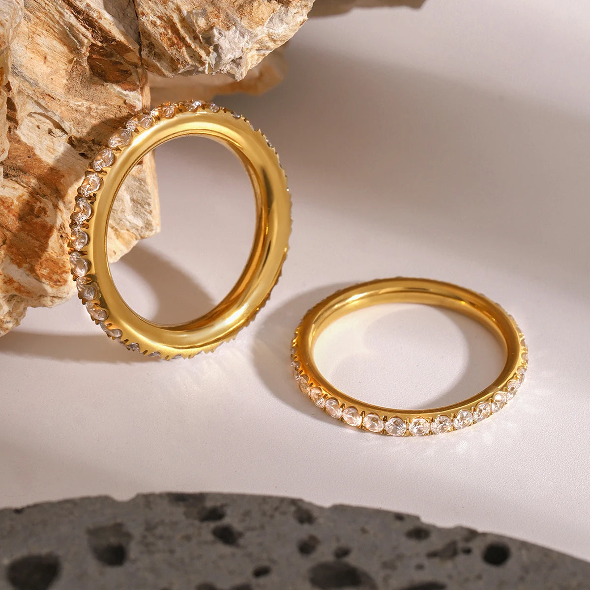 Sophie French Pavé Stackable Set