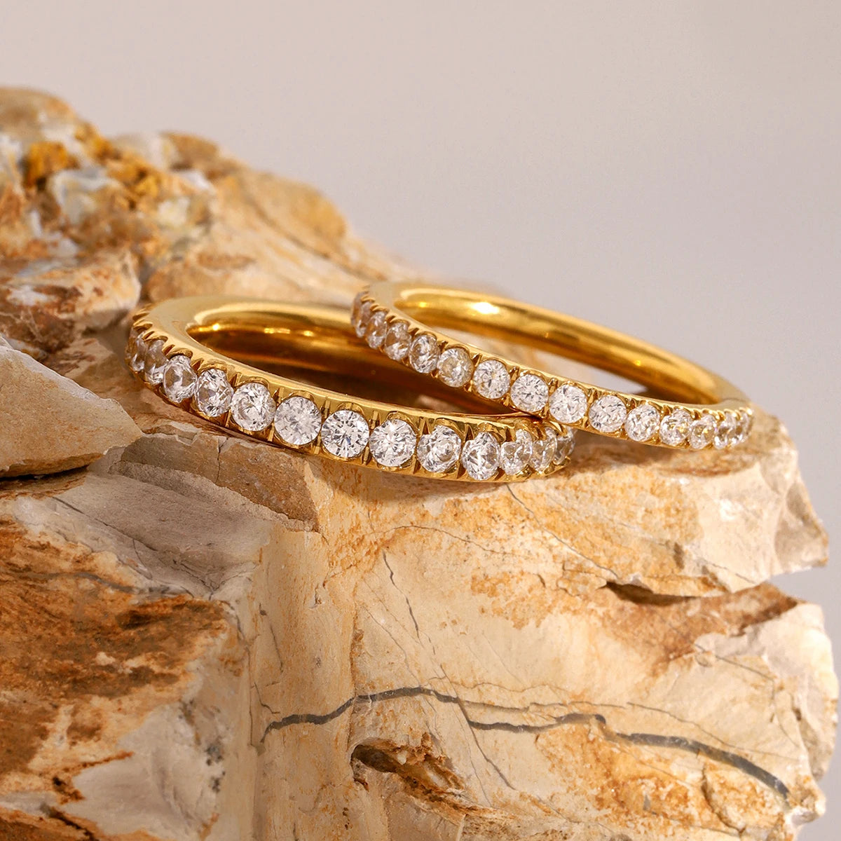 Sophie French Pavé Stackable Set