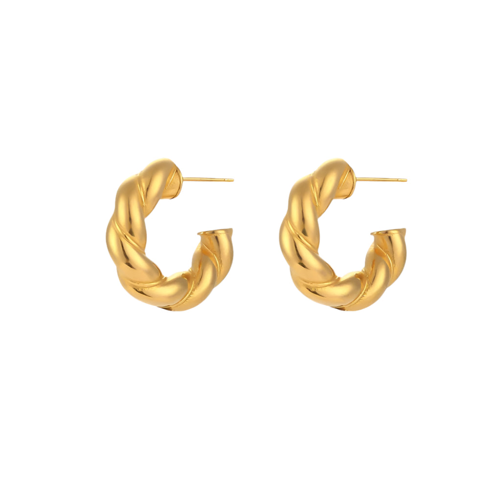 Diana Twisted Hoops
