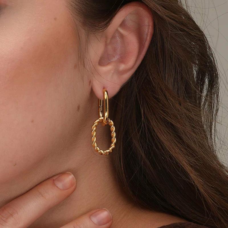 Seraphine Duo Drop Hoops