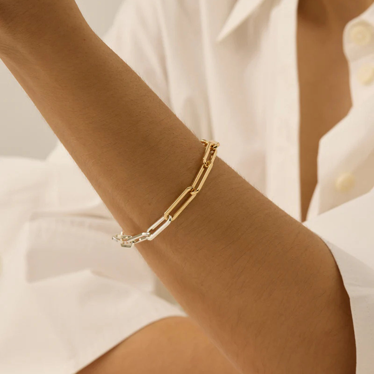 Aurelia Two Tone Bracelet