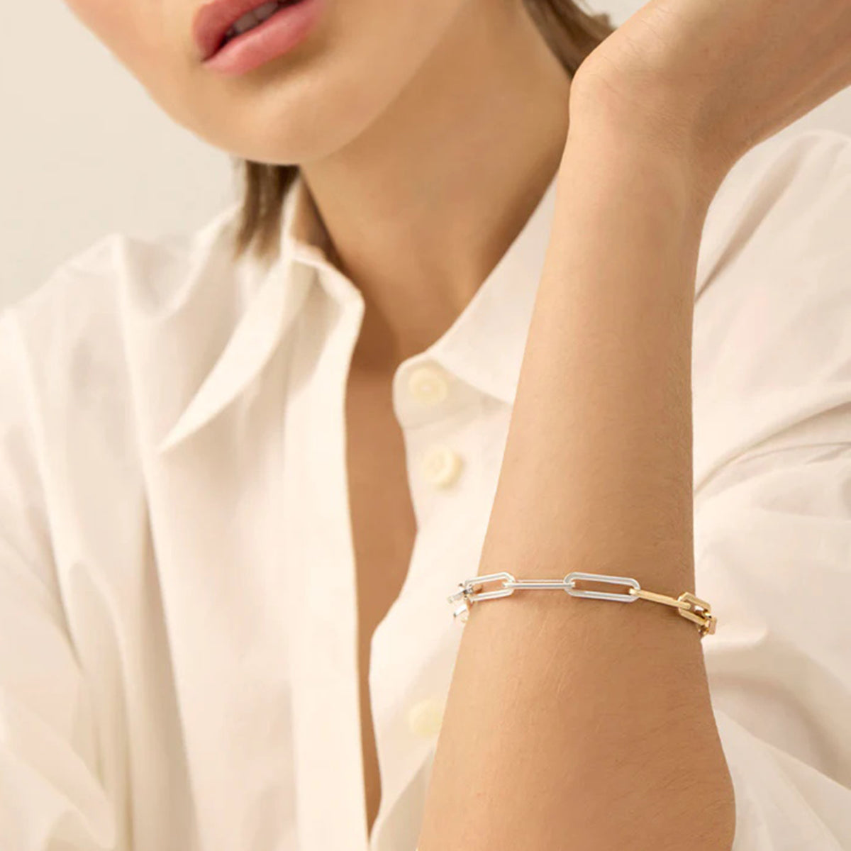 Aurelia Two Tone Bracelet