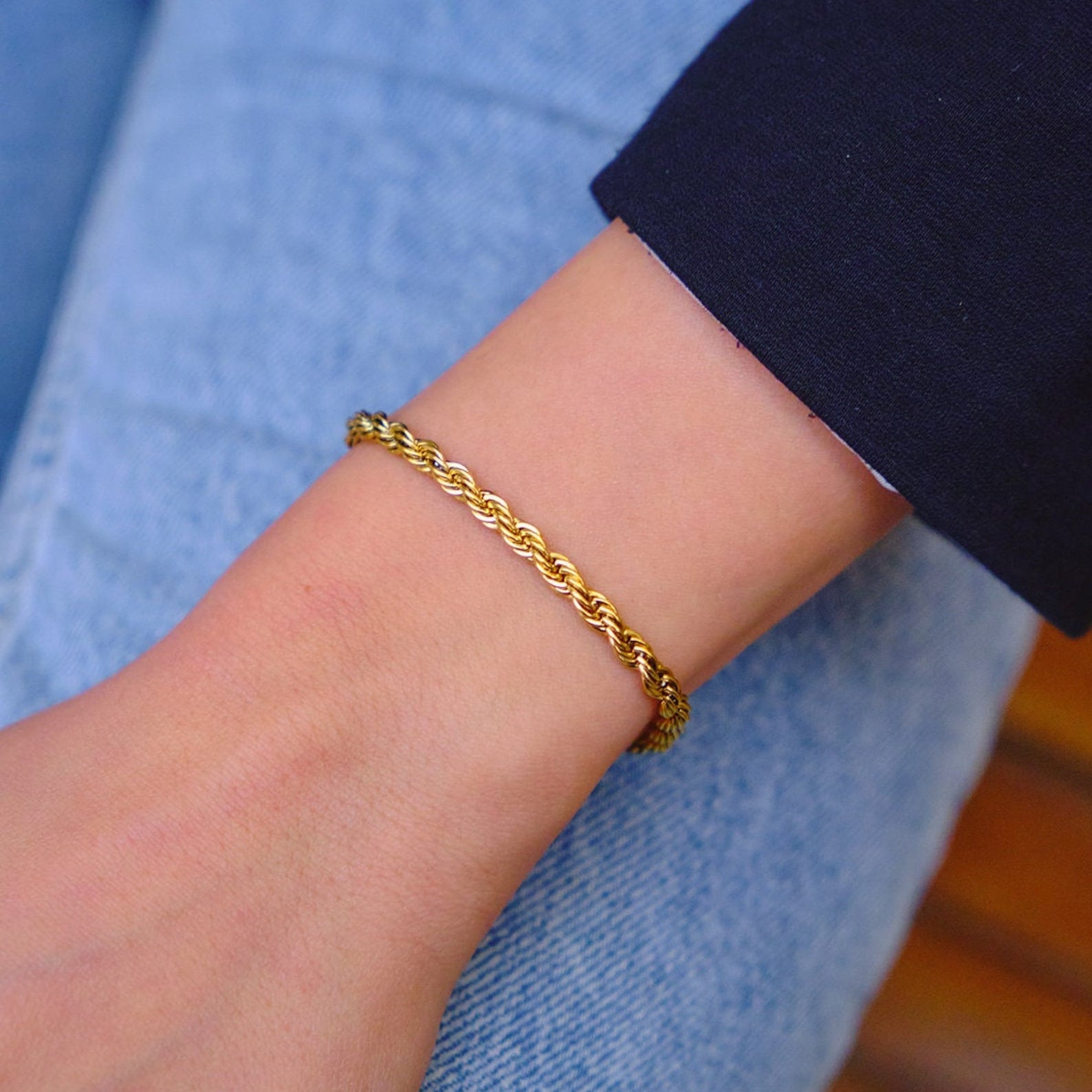 Parker Rope Chain Bracelet (3mm)