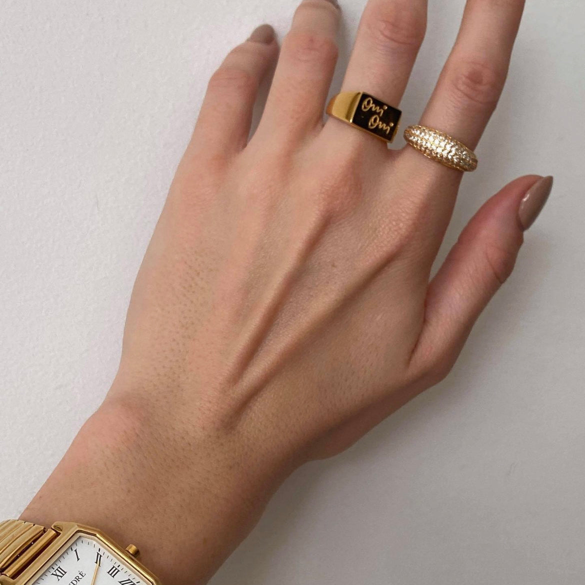 Kelly Pave Dome Ring