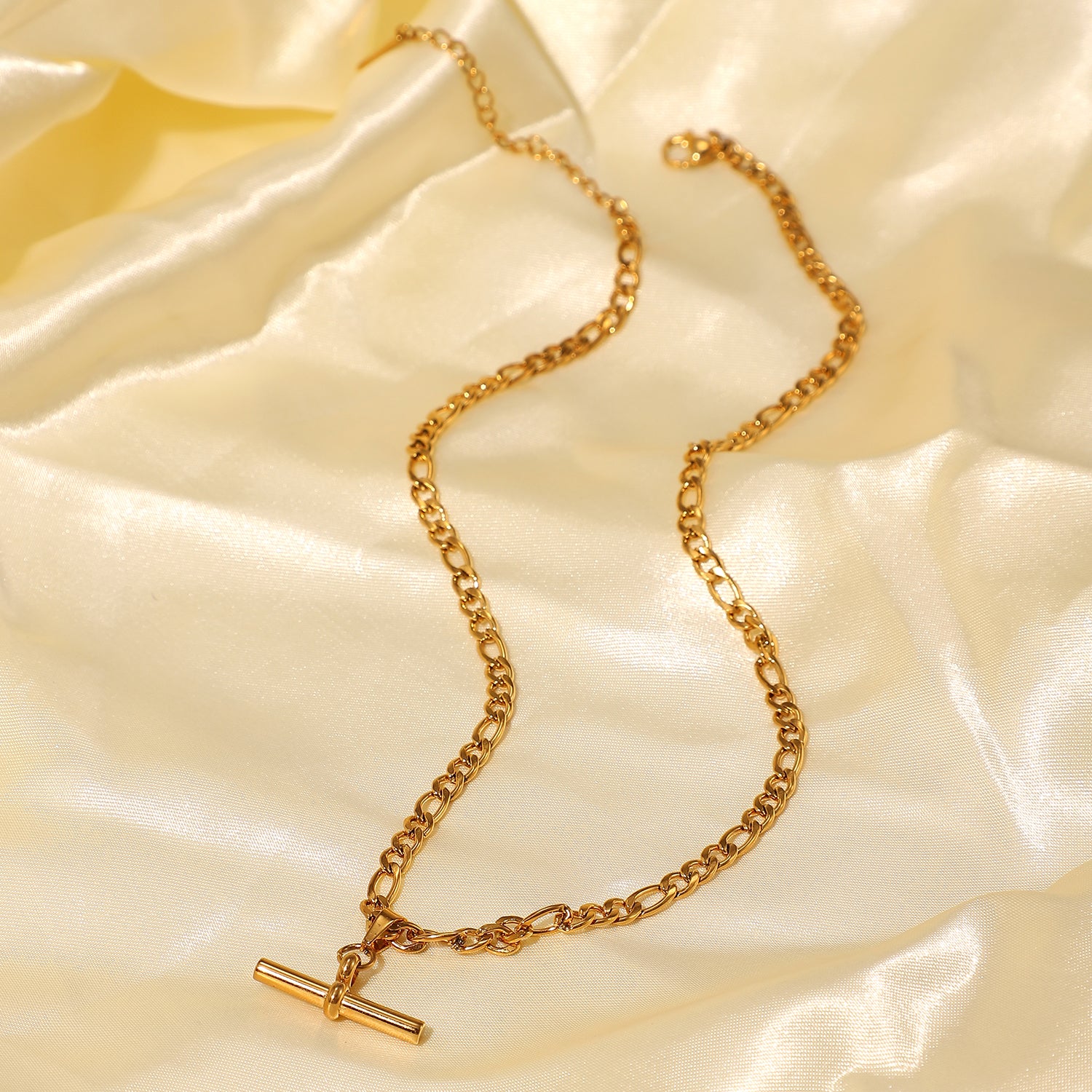 Bordeaux T-Bar Necklace