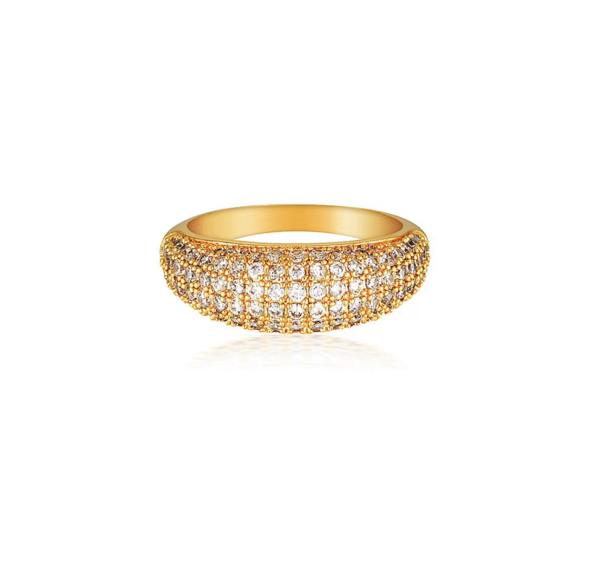Kelly Pave Dome Ring