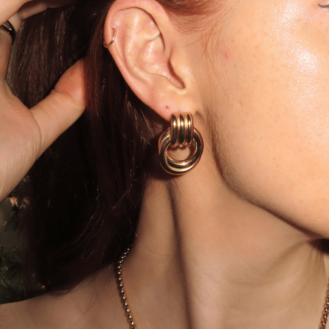 Audrey Knotted Hoops