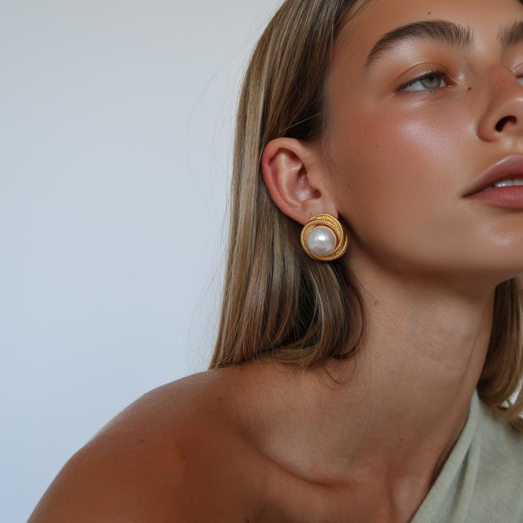 Chloe Vintage Halo Earrings
