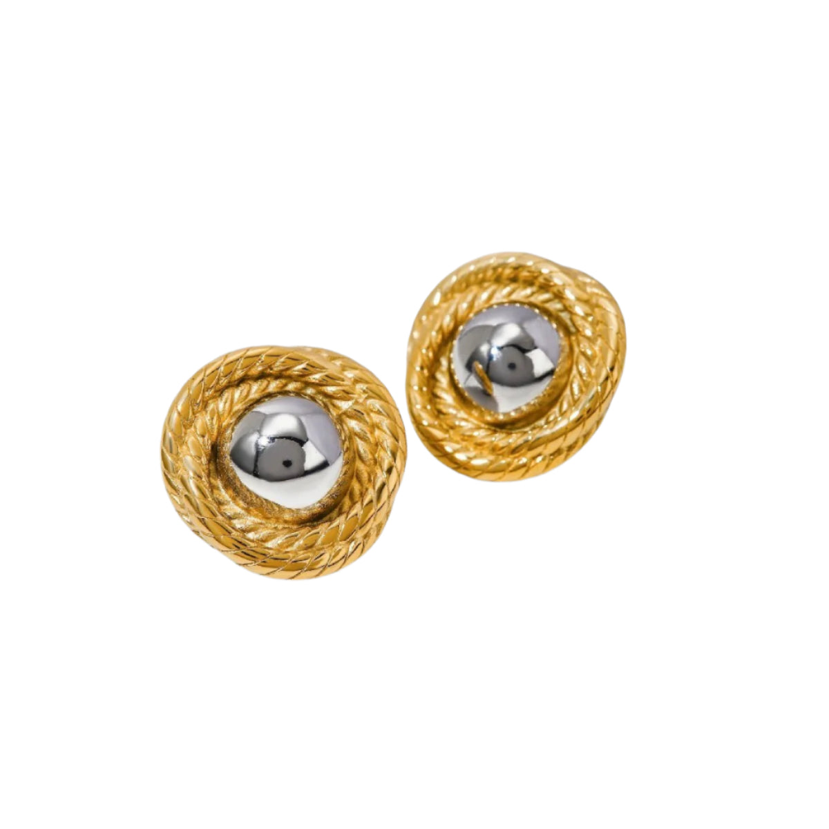 Celine Twist Sphere Earrings