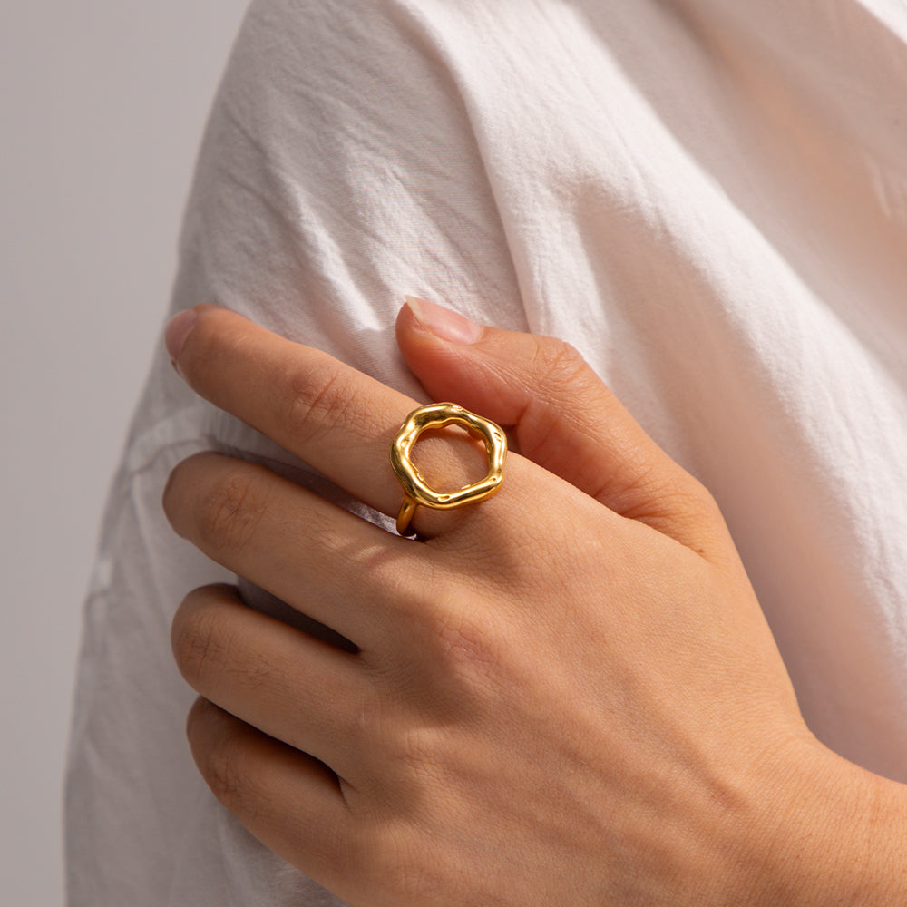 Rose Halo Ring