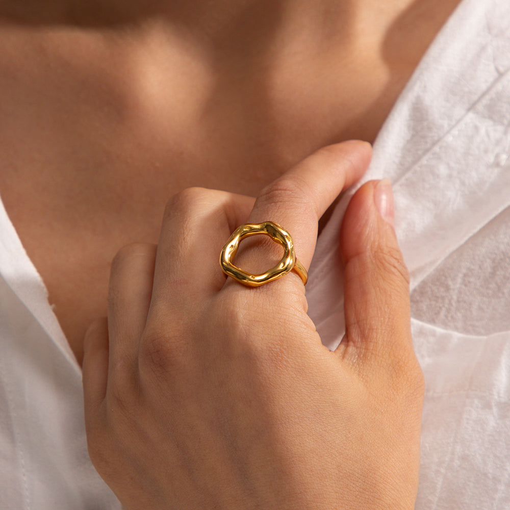 Rose Halo Ring