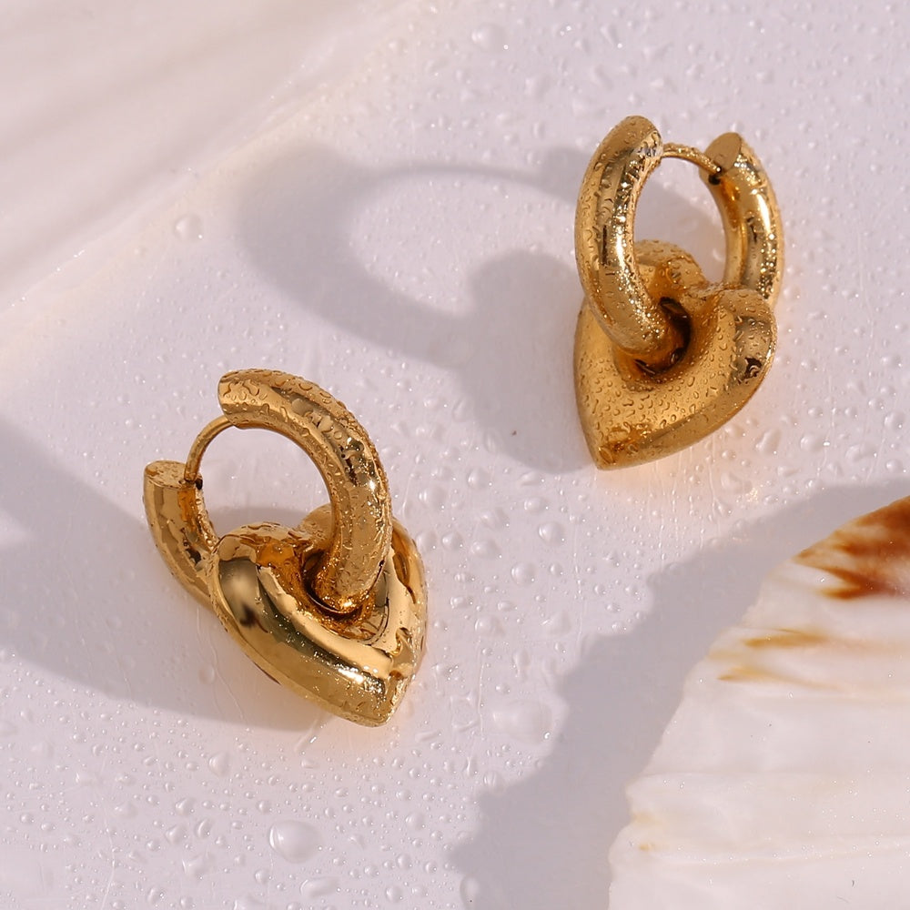 Lily Heart Hoops