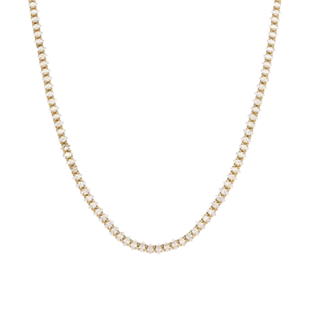 Madison Tennis Necklace (Marquise 4mm)