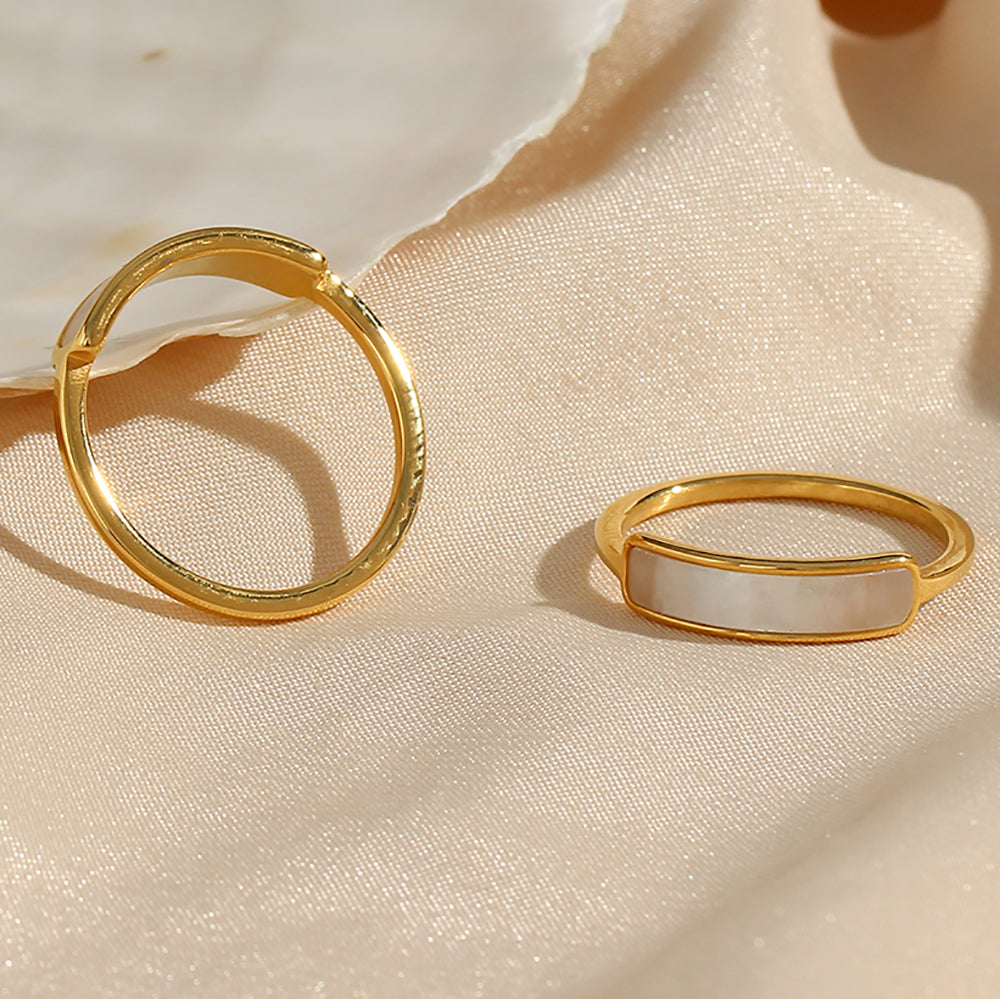 Colette Pearl Bar Ring