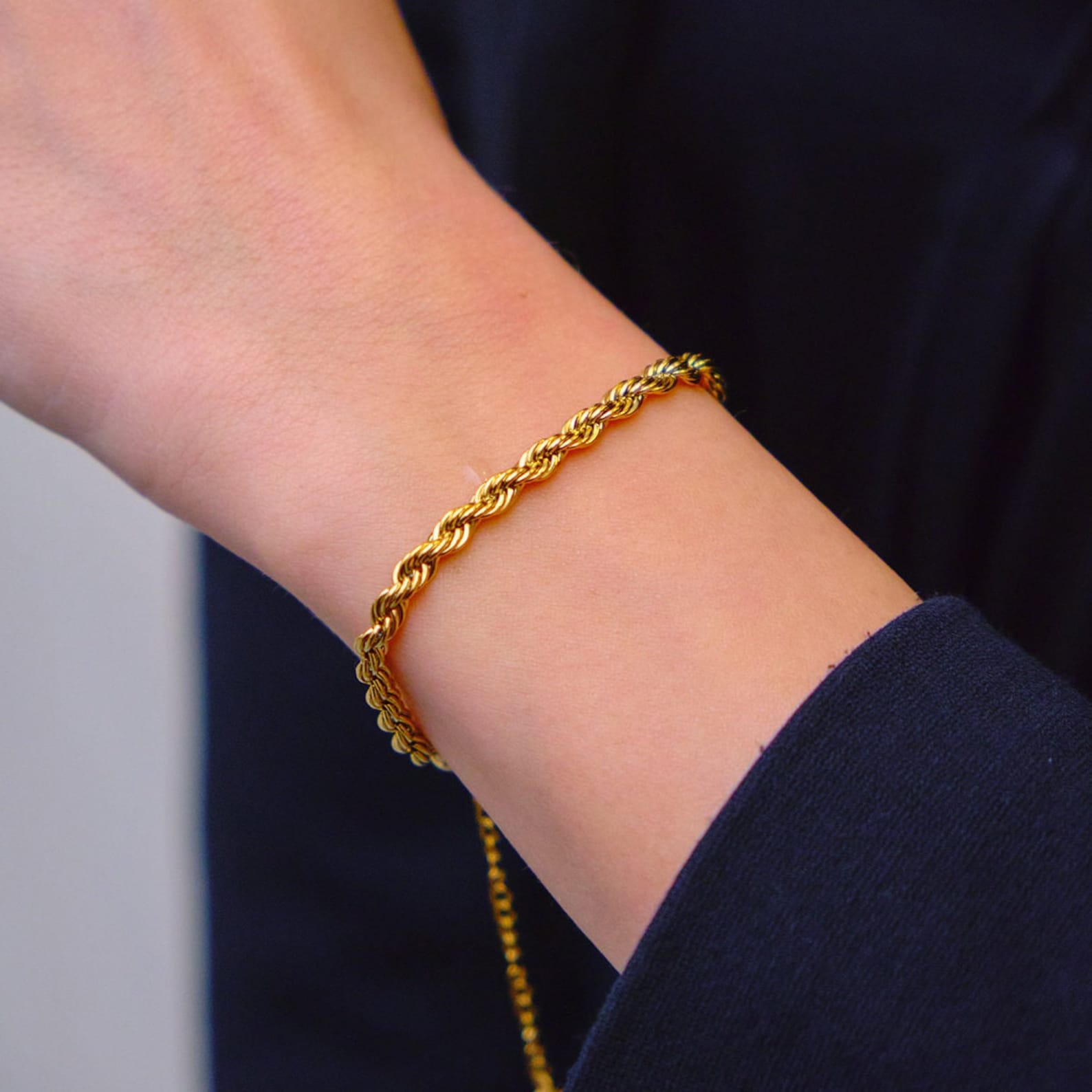 Parker Rope Chain Bracelet (3mm)