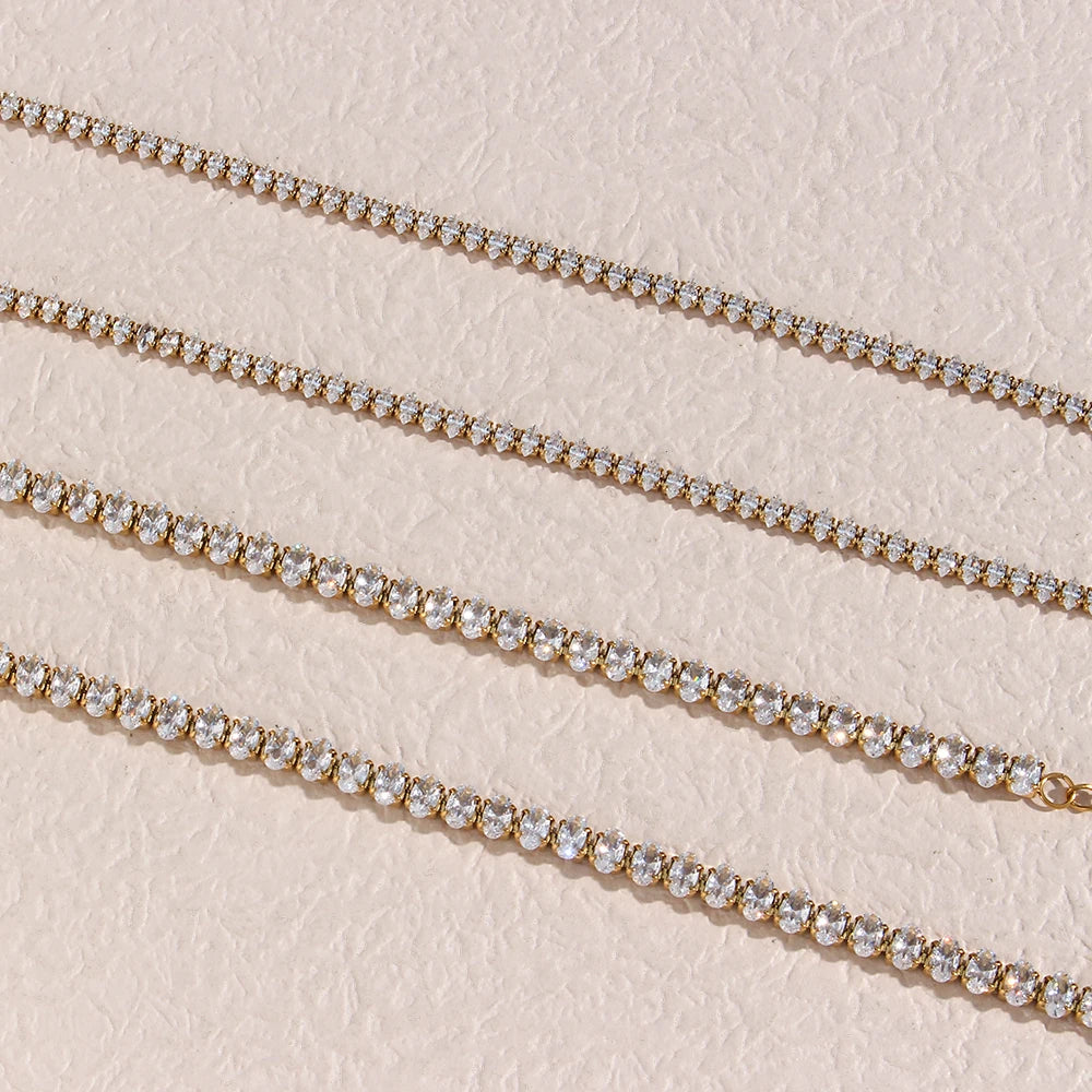 Madison Tennis Bracelet (4mm Marquise)