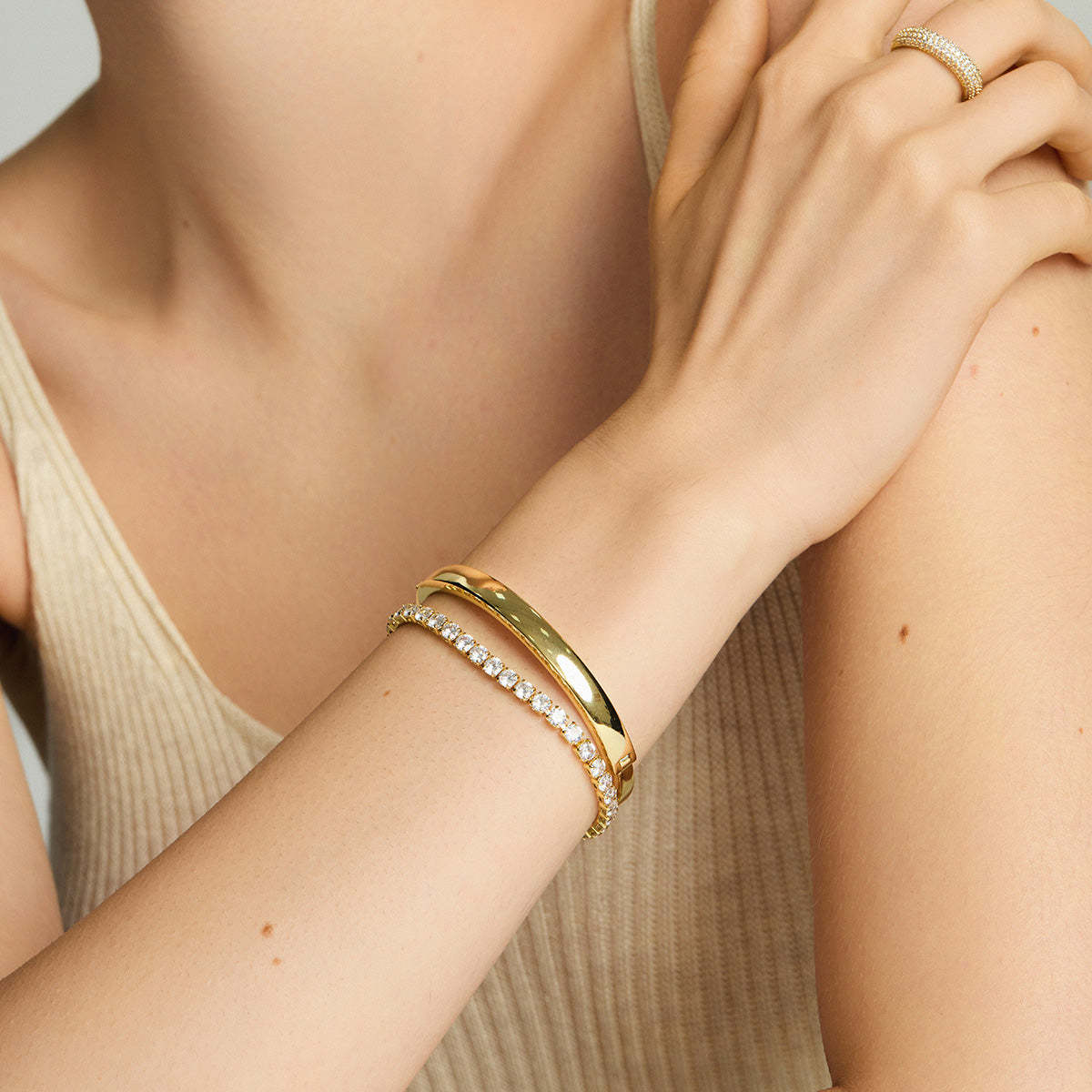 Estelle Tennis Bracelet (4mm Round)