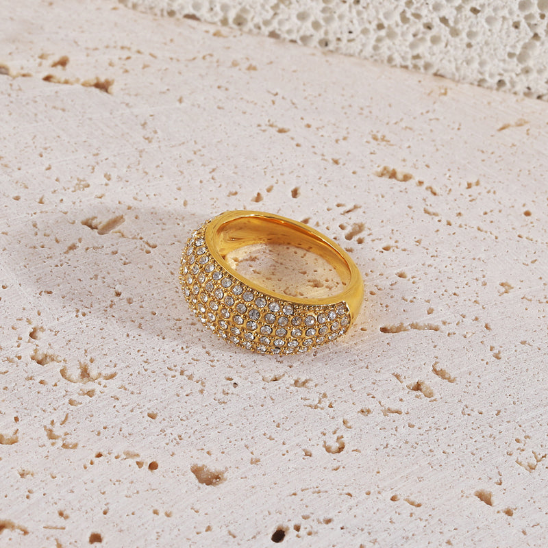 Kelly Pave Dome Ring