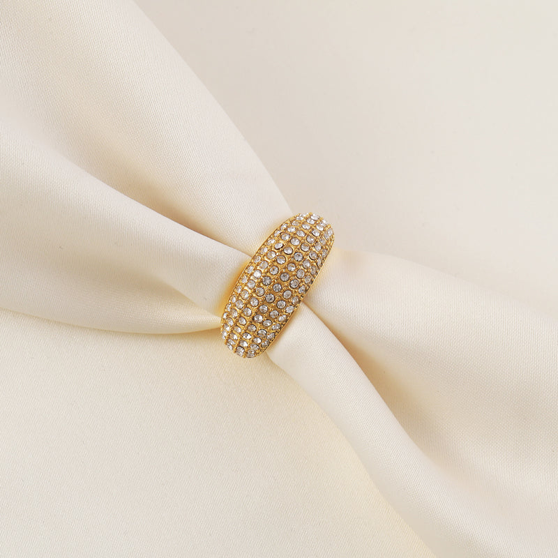 Kelly Pave Dome Ring