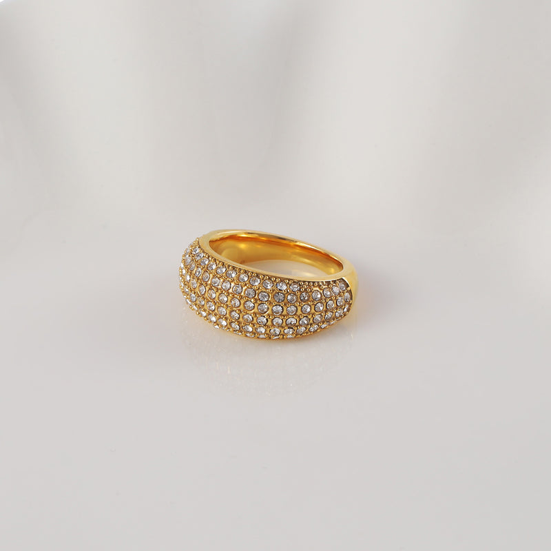 Kelly Pave Dome Ring